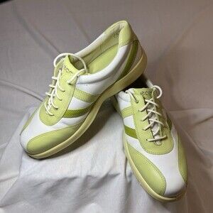 Ecco Women’s Golf Shoes, Green/white, Size 9/9.5